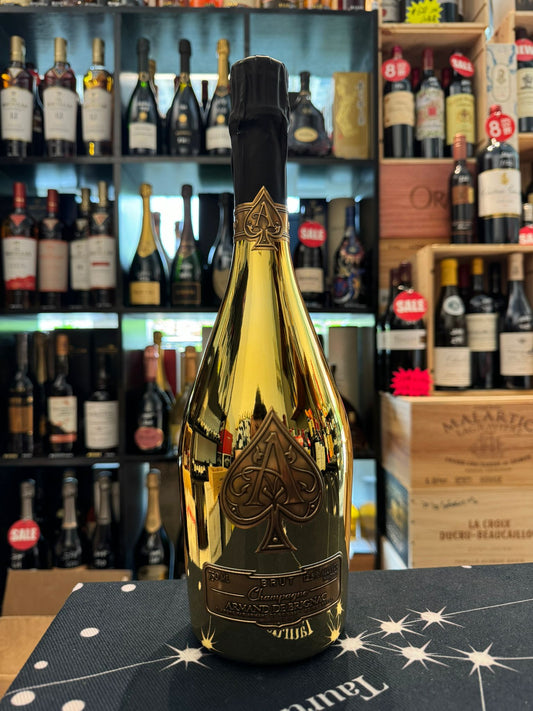 Armand de Brignac Gold Velvet Bag