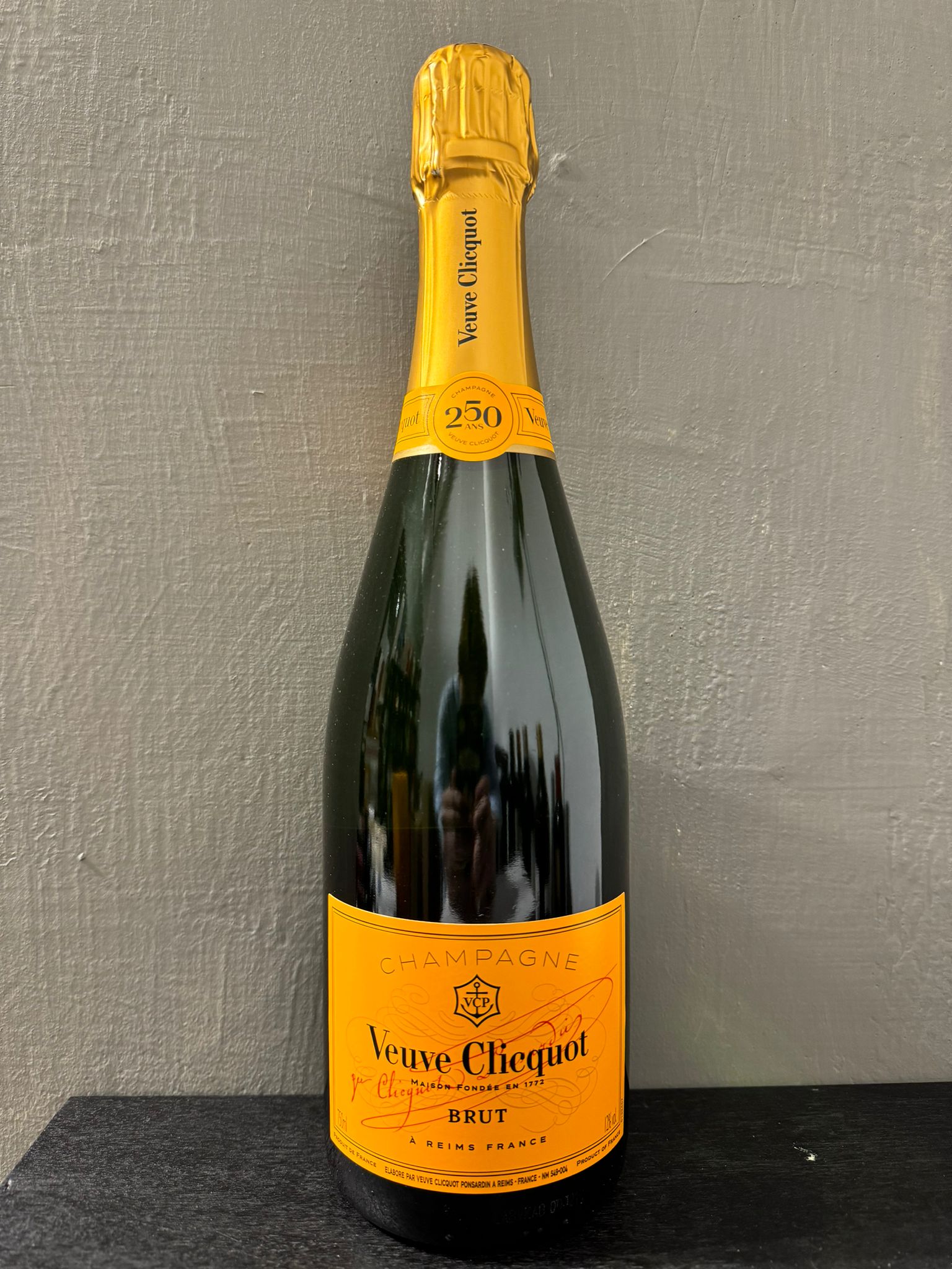 Champagne. Veuve Cliquot “Yellow Label.” France. NV.