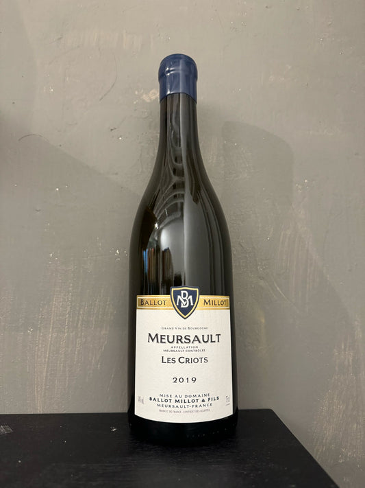 2019 Domaine Ballot Millot Meursault Le Criots